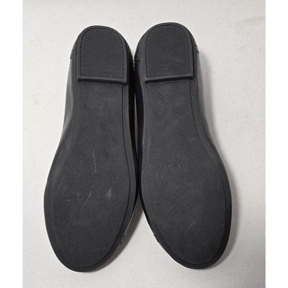 Vionic Caroll Ballet Flats Shoes Womens Black Leather Casual Slip Ons Sz 8.5 - Picture 7 of 8